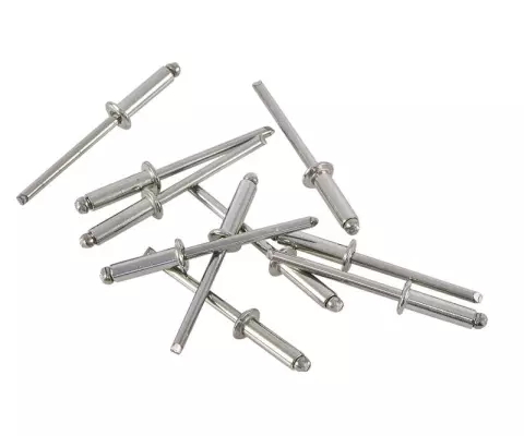 Заклёпки вытяжные комбинированные алюминий-сталь 3,2х06